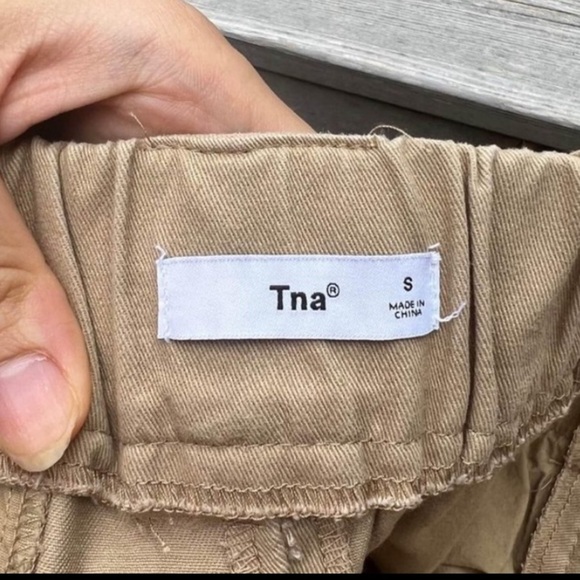 Aritzia Tan High-Waisted Pants - Picture 6 of 7